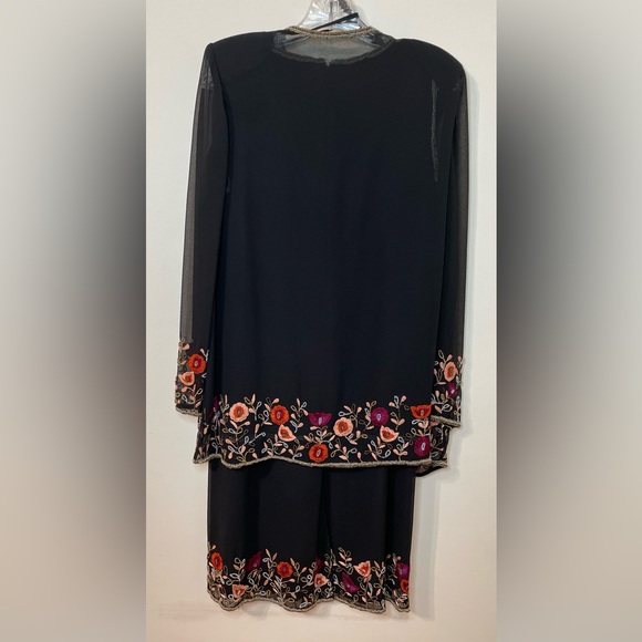 Gunit Fashions New York Beaded 3 pc Set Skirt Tank and Sheer Cardigan - Picture 5 of 10